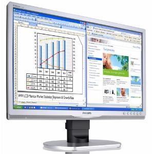 Philips Business line 220B1CS/00  22" / 1680x1050 / 5ms / D-SUB + DVI-D / USB / Spks / Silver