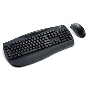 Genius KB-C210 комплект, клавиатура KB09e и мышь NetScroll 120, PS/2, Black