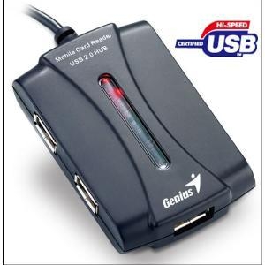 All-in-One External Genius (CR-903U) +3xUSB ports, USB 2.0