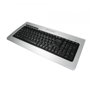 Thermaltake A2477RU Soprano Aluminum KeyBoard, Silver, USB