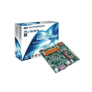 ECS H55H-CM Socket 1156, iH55, 4*DDR3, PCI-E, SATAII, 6ch, HDMI, GLAN, mATX
