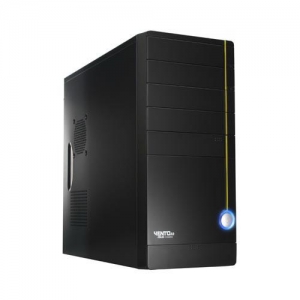 ASUS TA-D31 БЕЗ БП, Midi Tower, Black/Black/Black, ATX,2*USB+2*Audio