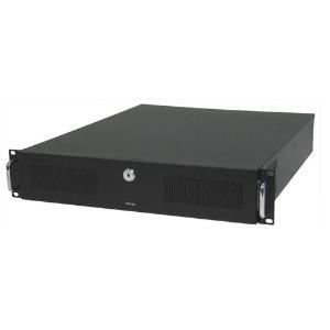 Корпус Chieftec UNC-210S-B-OP RM ATX 2U 19"  без БП, черный