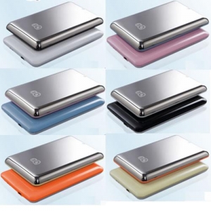 500Gb 3Q Glaze Shiny Portable HDD External 2.5" (3QHDD-U245H-HW500), USB2.0, White