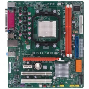 ECS MCP61M-M3 Socket AM3, GF 6100, 2*DDR3, SVGA+PCI-E, ATA, SATA, VT1705 6ch, LAN, mATX