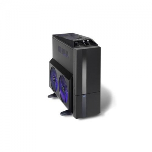 3Q Wind Tunnel Advanced  (B)  Black, ATX, БЕЗ Б/П, БЕЗ ТЕРМОДАТЧИКОВ, 2 x 180mm + 2 x 250mm + 120mm, FAN, BLUE NEON, 2*USB + Audio + eSATA