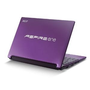 Aspire One D AOD260 / Atom N455 / 10.1" WSVGA / 1024 / 250 / WiFi / CAM / 6 CELL / W7 Starter / Purple (LU.SBZ0D.191)