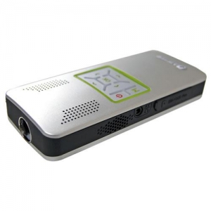 3Q Gleam Pocket микропроектор , LED, LCoS, 680 x 480, 10  Lumens, SD/MMC (до 8GB), Spks, 1600mAh, 0.18 кг