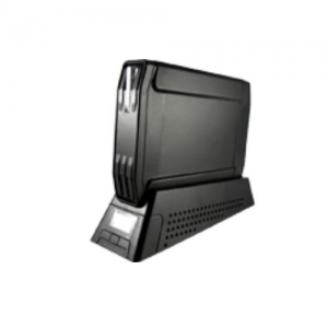 Мобильный корпус для HDD 3.5" AgeStar SCB3A7, USB2.0 + eSATA, One-Touch Backup, FAN, LCD, алюминий, Black