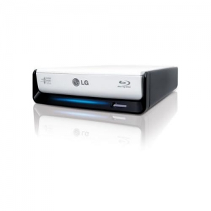LG BE08LU20 Blu-Ray ReWriter/HD-DVD  External,  USB 2.0, Black Retail