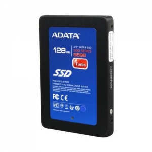 2.5" 128Gb A-Data SSD S596 Turbo  (AS596TB-128GM-C) SATA + MINI-USB, MLC Chip