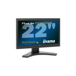 iiYama ProLite T2250MTS-B1  22"  / 1920x1080 (Multi-Touch) / 5ms / D-SUB + DVI-D / USB / Spks / Black