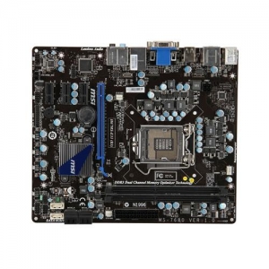 MSI H67MS-E33  Socket 1155,  iH67, 2*DDR3, PCI-E, SATA+RAID, SATA 6Gb/s,  7.1ch, GLAN, mATX