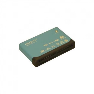 All-in-One External ORIENT CR-02BR USB2.0 Mini Card R/W, (SDHC class2,4,6) Retail, Black