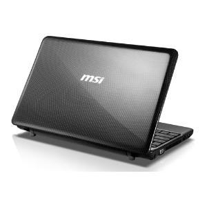 MSI U250-018 / AMD K325 / 12" HD / 2048 / 250 / WiFi / CAM / W7 Starter / Black