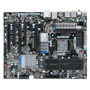 GigaByte GA-P67A-UD5  Socket 1155,  iP67, 4*DDR3, 3*PCI-E, SATA+RAID, SATA 6Gb/s, eSATA+RAID, ALC889 8ch, GLAN, 1394, 8*USB3.0, ATX