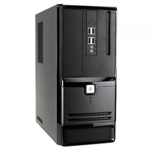 InWin BK628 microATX  Slim 300W (black-silver) (6001871)