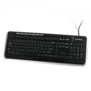 CANYON CNR-KEYB7B , Black, PS/2+USB