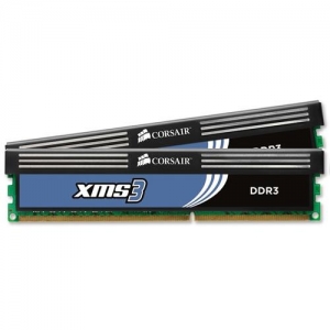 DIMM DDR3 (1600) 4Gb Corsair for Intel Core i7/i5 CMX4GX3M2A1600C8  (8-8-8-24) , комплект 2 шт. по 2Gb, RTL