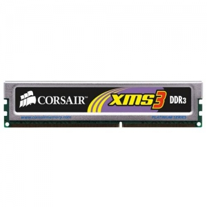 DIMM DDR3 (1333) 2Gb Corsair XMS3  TWIN3X2048-1333C9  (9-9-9-24) , комплект 2 шт. по 1Gb, RTL