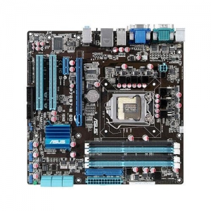 ASUS P7Q57-M DO Socket 1156, iP55, 4*DDR3, SVGA+PCI-E, ATA, SATA+RAID, eSATA, VT1828S 8ch, GLAN, mATX