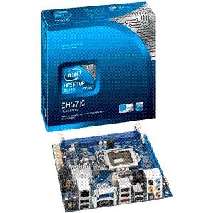 INTEL DH57JG Socket1156, iH57, 2*DDR3 , PCI-E, SATA + RAID, eSATA, ALC889 10ch, GLAN, DVI-I + HDMI (Integrated In Clarkdale Processor), Mini-ITX (903563)  RTL