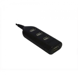 Orient TA-100, USB2.0, 4xPort, черный прямоугольный