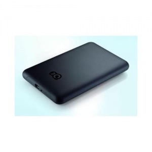 320Gb 3Q Rubber Rainbow Portable HDD External 2.5" (3QHDD-U285-BB320), USB2.0, прорезиненное покрытие, Черный