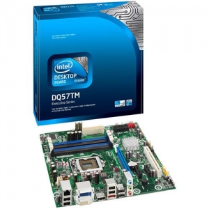 INTEL DQ57TM Socket1156, iQ57, 4*DDR3, PCI-E, SATA, eSATA, HDA 6ch, GLAN, DVI-I+DVI-D+DP (Integrated In Clarkdale Processor), mATX (903547) (ОЕМ)