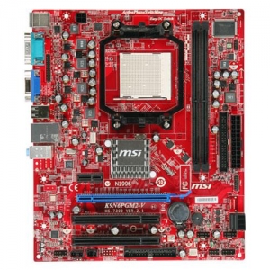 MSI K9N6PGM2-V2 Socket AM3, GF 6150SE, 2*DDR2, SVGA+PCI-E, ATA, SATA+RAID, ALC888S 8ch, LAN, mATX