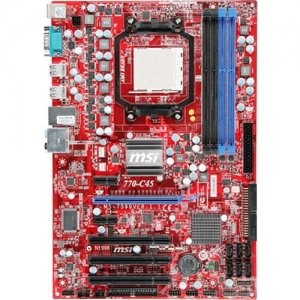 MSI 770-C45 Socket AM3, AMD 770, 4*DDR3, PCI-E, ATA, SATA+RAID, ALC888S 8ch, GLAN, ATX