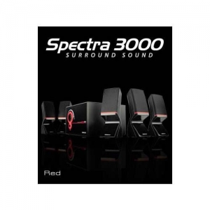 SonicGear Spectra 3000  5.1, 28 Вт, красные
