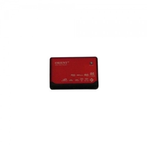All-in-One External ORIENT CR-02BR USB2.0 Mini Card R/W, (SDHC class2,4,6) Retail, Red