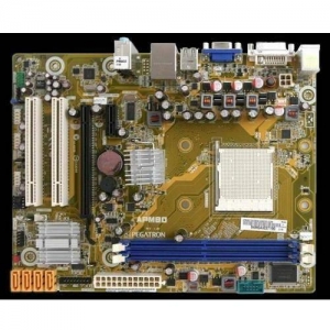 Pegatron APM80/740 Socket AM2+, AMD 740, 2*DDR2, SVGA+PCI-E, SATAII, 6ch, GLAN, mATX, OEM