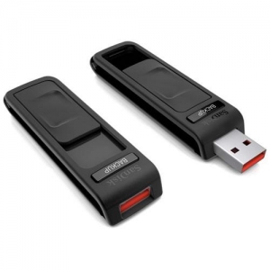 64Gb SanDisk Ultra Backup (SDCZ40-064G), USB2.0, кнопка резервного копирования, RTL