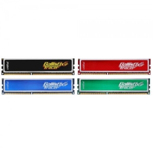 DIMM DDR3 (1600) 4Gb Crucial Ballistix Tracer CL8, Red LEDs (BL2KIT25664TR1608) (комплект 2 шт. по 2Gb) Retail