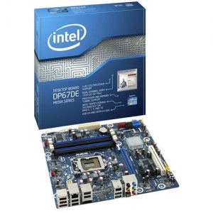 INTEL DP67DE  Socket 1155,  iP67,  4*DDR3, PCI-E, SATA+RAID, SATA 6.0 Gb/s, eSATA, ALC892 10ch, GLAN, 1394, 2*USB3.0, mATX (OEM)