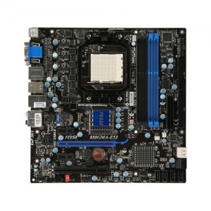 MSI 880GMA-E53 Socket AM3, AMD 880G, 4*DDR3, SVGA+PCI-E, ATA, SATA+RAID, SATA 6Gb/s, ALC892 8ch, GLAN, 1394, 2*USB3.0, mATX