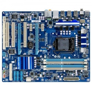 GigaByte GA-P55A-UD3  Socket 1156, iP55, 4*DDR3, 2*PCI-E, ATA, SATA + RAID, FDD, ALC888 8ch, GLAN, ATX