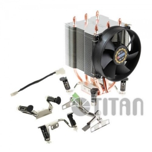 Titan Socket 775/1156/1366/754/939/AM2/AM2+/AM3 (TTC-NK35TZ/RPW/V3) 130Вт, 100x100, на тепловых трубках, PWM