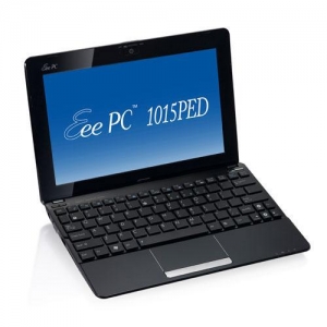 Eee PC 1015PED / Atom N455 / 10" WVGA / 2048 / 250 / WiFi / BT / CAM / W7 Starter /  Black