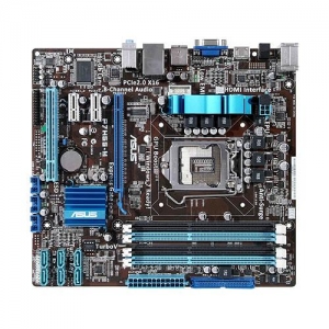 ASUS P7H55-M Socket 1156, iH55, 4*DDR3, PCI-E, ATA, SATA, ALC887 8ch, GLAN, D-SUB+HDMI (Integrated In Clarkdale Processor), mATX