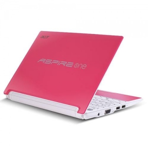 Aspire One AOHAPPY-2DQpp / Atom N450 / 10.1" LED / 1024 / 250 / WiFi / CAM / W7 Starter / Pink (LU.SE80D.013)