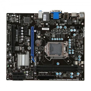 MSI H55M-E21 Socket1156, iH55, 2*DDR3, PCI-E, SATA, ALC887 8ch, LAN, D-SUB + DVI-D (Integrated In Clarkdale Processor), mATX