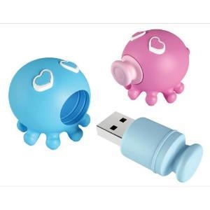 4Gb A-Data (T806)  Octopus Blue, Retail