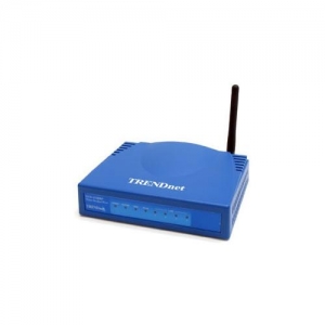 TRENDnet TEW-432BRP, 1хWAN, 4хLAN, 1 х 2dBi антенна,  802.11g, 54 Мбит/с