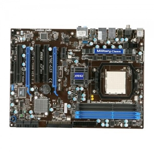 MSI 870U-G55 Socket AM3, AMD 770, 4*DDR3, 2*PCI-E, ATA, SATA+RAID, ALC892 8ch, GLAN, 1394, ATX