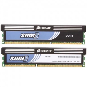 DIMM DDR3 (1600) 4Gb Corsair for Intel Core i7/i5 CMX4GX3M2A1600C7  (7-8-7-20) , комплект 2 шт. по 2Gb, RTL