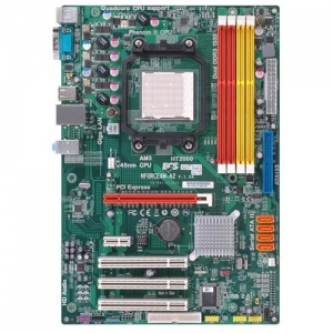 ECS NFORCE6M-A2 Socket AM3, GF 6100, 4*DDR3, PCI-E, ATA, SATA+RAID, FDD, ALC662 6ch, GLAN,  ATX