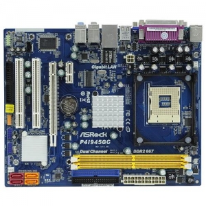 Asrock P4I945GC Socket-478, i945GC, 2xDDR2, SVGA+PCI-E, ATA, SATA, ALC888 8ch, LAN, mATX